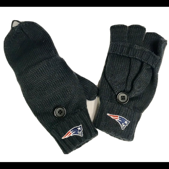 New England Patriots Fingerless mittens - Picture 1 of 3